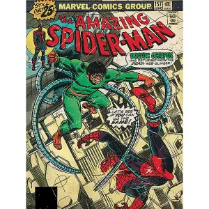 Spider-Man Doctor Octopus Canvas Print Multicoloured (80cm x 60cm)