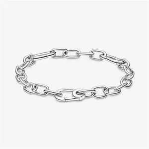 Pandora ME Small-Link Chain Bracelet - Sterling Silver - Sz. 20 cm