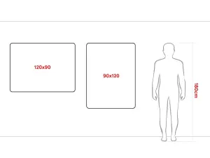 ALLboards Vitreous Enamel Whiteboard dry erase ceramic surface aluminium frame 120x90 cm P3