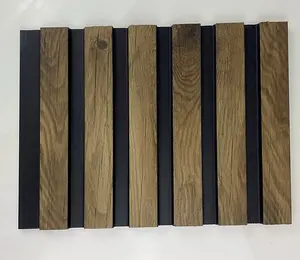 Wood Slat Wall Panels, Waterproof, Shiplap 300mm - Premium French Oak