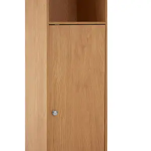 Maison by Premier Portland Tall Oak Veneer Cabinet