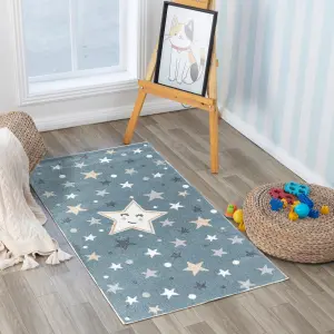 SUPERMAMA Machine Washable Kids' Rug 80 x 150 cm