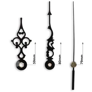 Clock Hands Style H - Black - Project Kits Accessories