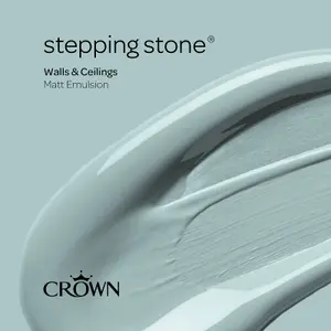 Crown Walls & Ceilings Matt Emulsion Paint Stepping Stone - 2.5L