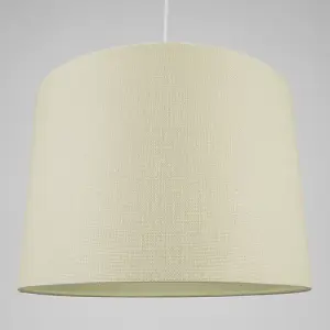 Contemporary and Sleek Cream Linen 16 Lamp Shade with Cotton Inner Lining