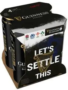 Guinness Draught Stout Beer Cans 4X440ml