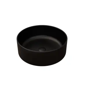 Nes Home Coley 360mm Countertop Basin Round Matte Black