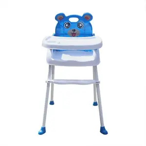 Croll High Chair Blue/White