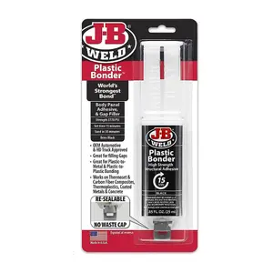 Simply 50139 J-B Weld PlasticBonder- Black,25 ml