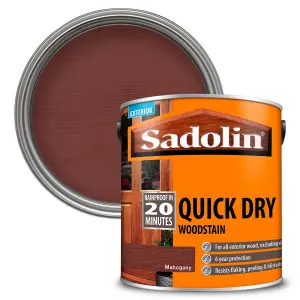 Sadolin Quick Dry Woodstain - Mahogany - 2.5L