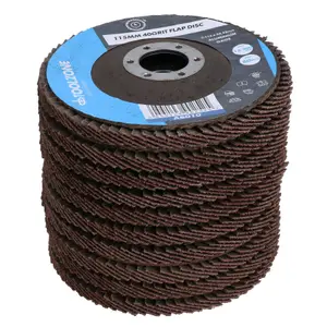 20 x Flap Discs 40 Grit Angle Grinder 4.5" (115mm) Flat Sanding Grinding