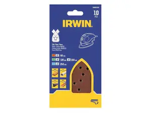 IRWIN Mouse Sanding Sheet Set - 10 Durable Sheets for Superior Finishing