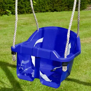 Rebo Baby Toddler Swing Seat with Adjustable Ropes - Blue