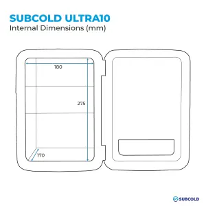 Subcold Ultra 10L Mini Fridge - Black