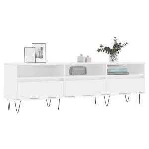 Berkfield TV Cabinet White 150x30x44.5 cm Engineered Wood