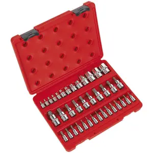 38-Piece TRX Star Socket and Security Bit Set for Versatile Applications