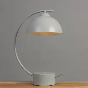 Downton Metal Arched Lamp Cool Grey