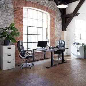 tectake Office chair Zulu - desk chair computer chair - white