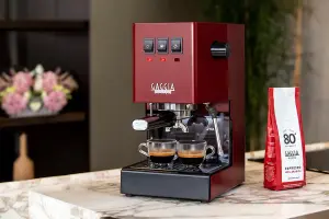 Gaggia Classic Evo Pro 2023 Manual Espresso Coffee Machine, Red