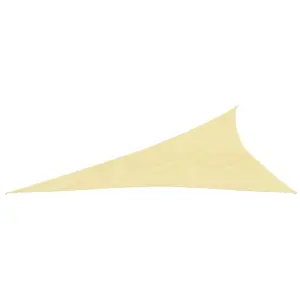 Berkfield Sunshade Sail 160 g/m2 Beige 3x4x5 m HDPE