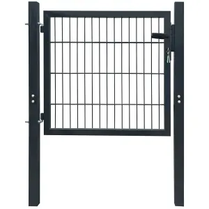 Berkfield Fence Gate Steel Anthracite 105x150 cm