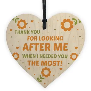 Volunteer Carer Gift Wooden Heart Thank You Gift For Him Her Friendship Gifts