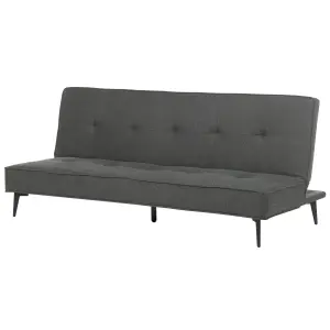 Beliani Modern Sofa Bed ESSVIK Dark Grey