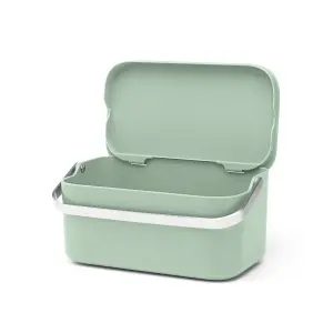 Brabantia Jade green Aluminium effect Compost caddy