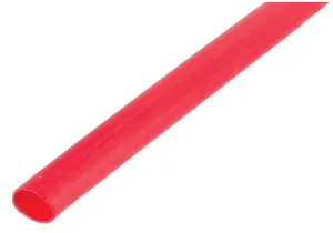 PRO POWER - PVC Cable Sleeving, Red, 2mm Diameter, 100m