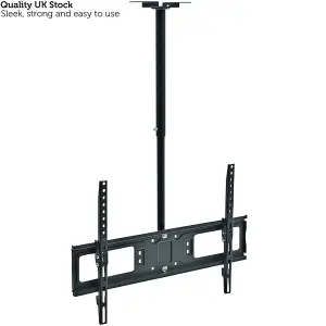 26 to 60" Large Ceiling Mount TV Bracket Adjustable LED Television Pole Stand