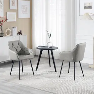 Rigney Dining Chair (Set of 2) Dark Grey