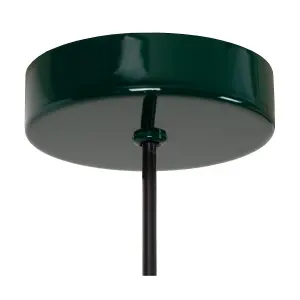 Lucide Macarons Retro Pendant Light 24.5cm- 1xE27 - Green