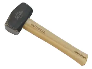 Faithfull 10-153 Club Hammer Contractor's Hickory Handle 1.13kg (2.1/2 lb) FAIHC212C