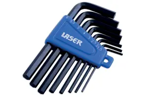 Laser Tools 0268 8pc Hex Key Set Metric 1.5 - 6mm