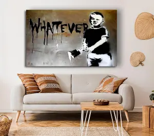 Whatever Kid Canvas Print Wall Art - Medium 20 x 32 Inches