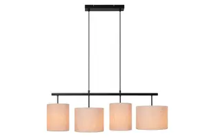 Lucide MAYA - Pendant light - 4xE27 - Cream