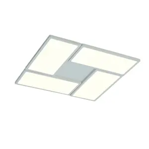 Luminosa New Or White Dimmable LED Flush Light 60W 3000K