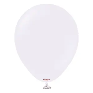 Kalisan Macaron Latex Balloons (Pack of 100) Pale Lilac (One Size)