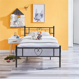 Aaru Bed Frame Black / Single (3')