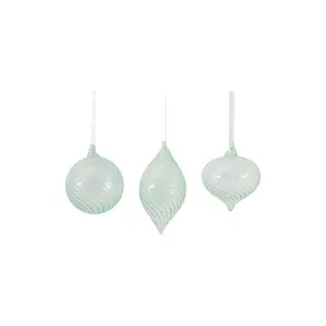 Kalina Baubles Mint Green (Set of 3) 80 x 80 x 130Mm (Set of 3)