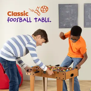 WICKED GIZMOS Freestanding Air Hockey Table - Portable Fun for All Ages