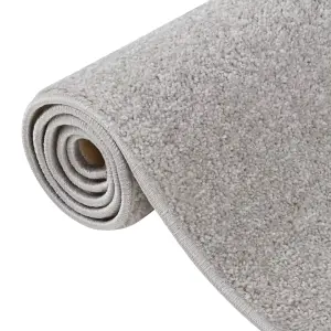 Rug Short Pile 160x230 cm Light Grey