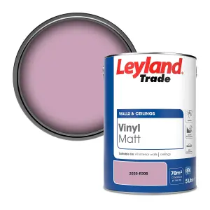 Leyland Trade Vinyl Matt Walls & Ceilings Emulsion Paint (2030-R30B) 5L