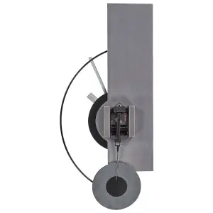 Wall Clock CEVINS Metal Light Grey