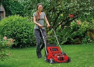 Einhell Cordless Scarifier And Aerator 35cm 36V Power X-Change 28L 2 in 1 GE-SA 36/35 Li - Body Only