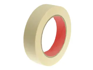 Faithfull 00542550TB Low Tack Masking Tape 25mm x 50m FAITAPELTM25