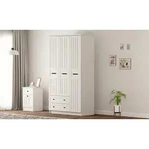 VIENNA XL 3 Door 2 Drawer Wardrobe