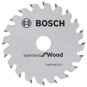 BOSCH Standard For Wood Circular Saw Blade (85mm) (To Fit: Bosch UniversalCirc 12 Cordless Circular Saw)