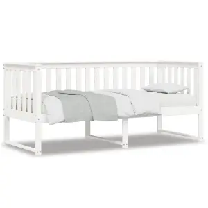 Berkfield Day Bed White 80x200 cm Solid Wood Pine