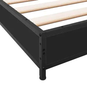 Berkfield Bed Frame without Mattress Black 100x200 cm